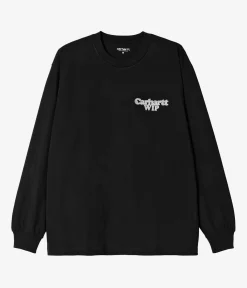 Carhartt WIP Chain Link Organic Longsleeve (black silver)