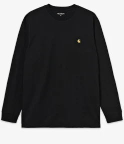 Carhartt WIP Chase Longsleeve (black gold)
