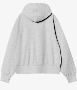 Carhartt WIP W' HD American Script Zip-Hoodie women (ash heather)